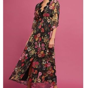 Anthropologie Farm Rio Maxi Dress Laina XL